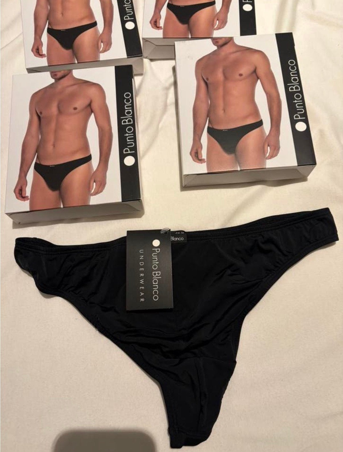 Corde en polyamide Punto Blanco, Envoi, Noir, Slip