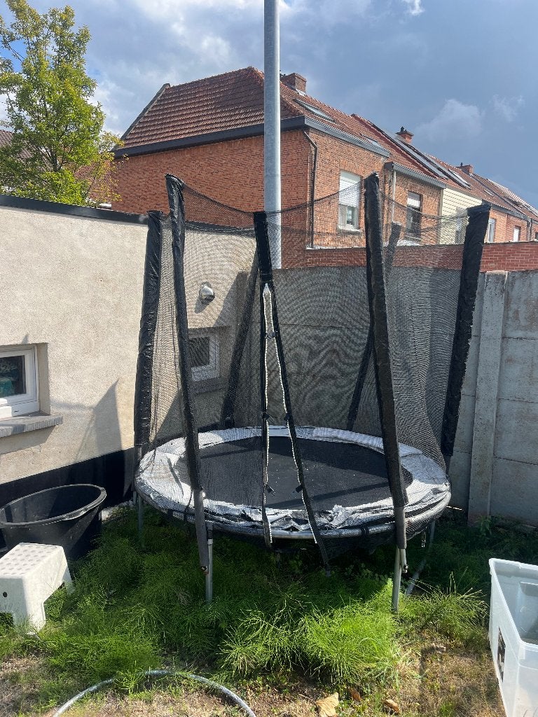 Trampoline, Kinderen en Baby's, Speelgoed | Buiten | Trampolines, Ophalen, Gebruikt