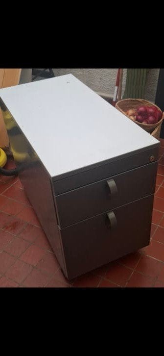 Caisson de bureau métallique, Enlèvement, Utilisé
