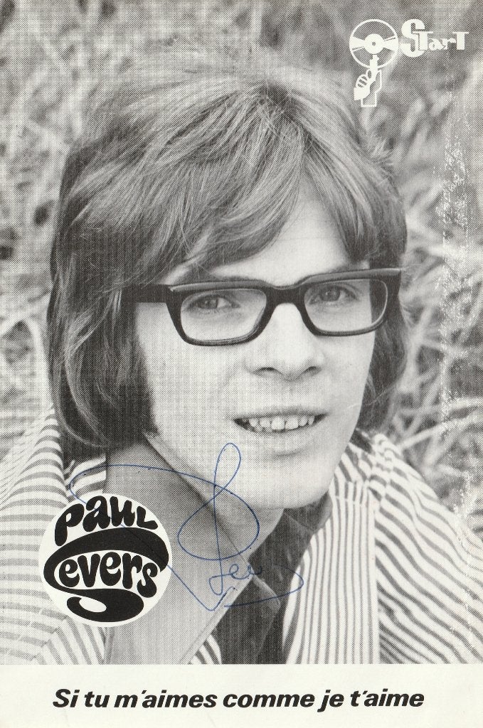 Paul Severs - foto met handtekening - 1976, Ophalen of Verzenden, Zo goed als nieuw, Foto of Kaart, Gesigneerd