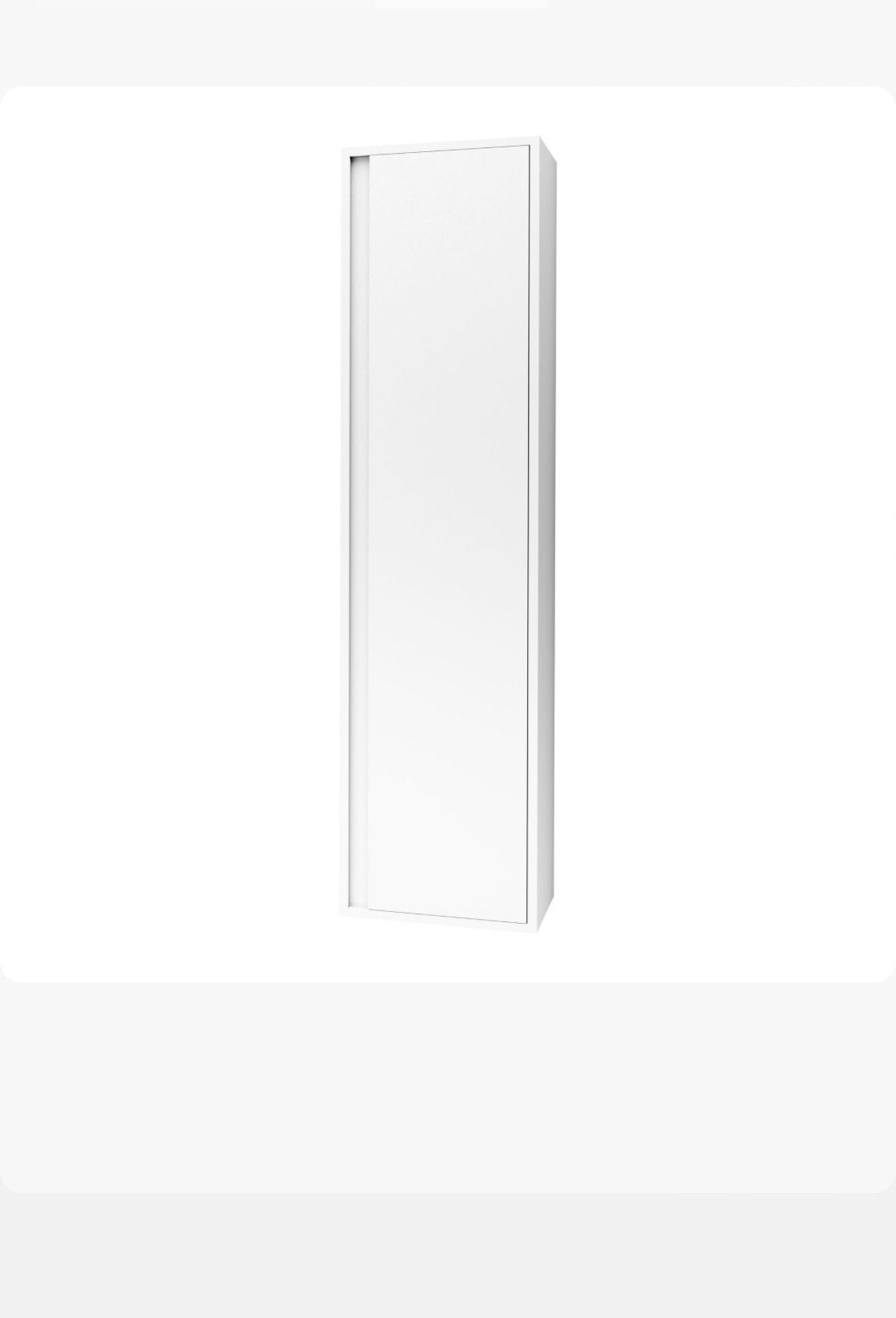 Aloni kolomkast 160 cm WIT GLOSSY, Huis en Inrichting, Ophalen, Nieuw, (Half)hoge kast, 150 tot 200 cm