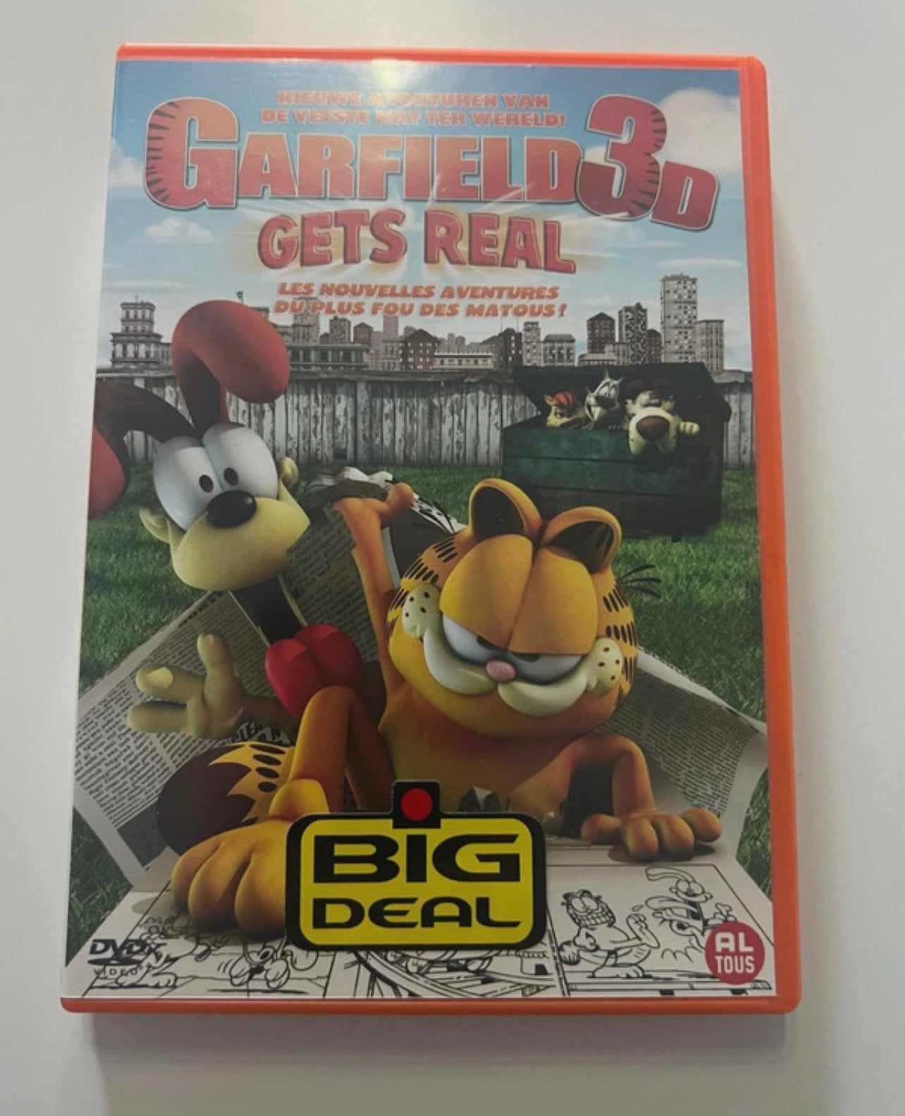 Garfield 3 dvd, Alle leeftijden, Verzenden, Zo goed als nieuw, Tekenfilm