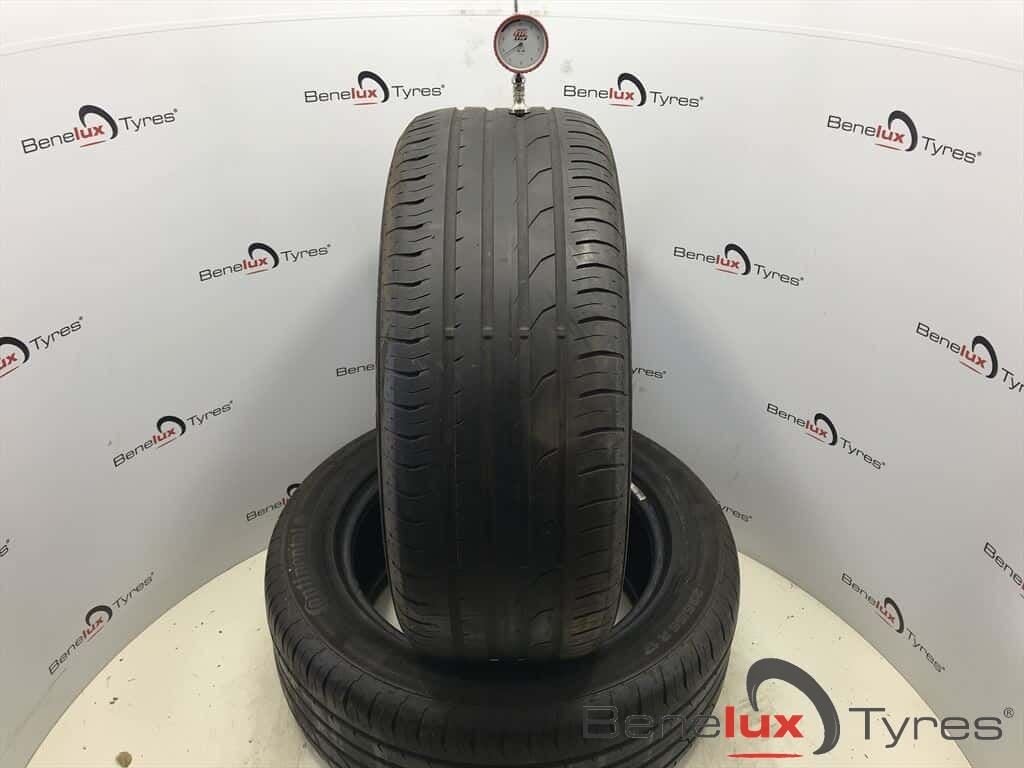 235/55R17 99W Continental Conti Premium 235/55 R17 235/55/17, Auto-onderdelen, Banden en Velgen, Ophalen, Gebruikt, -, -