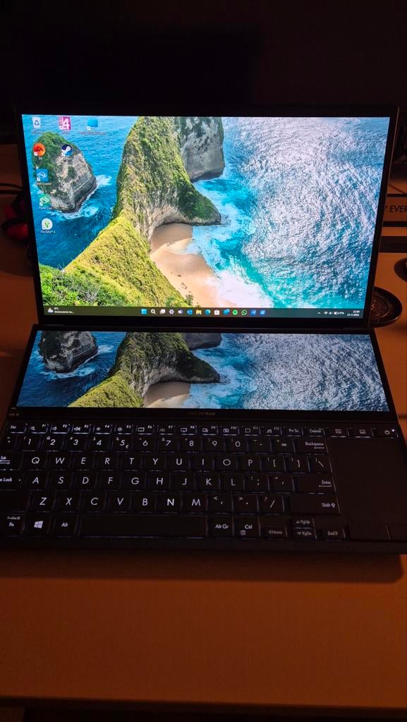ASUS ZenBook Duo 14 UX482, 2 tot 3 Ghz, Qwerty, ASUS, 14 inch