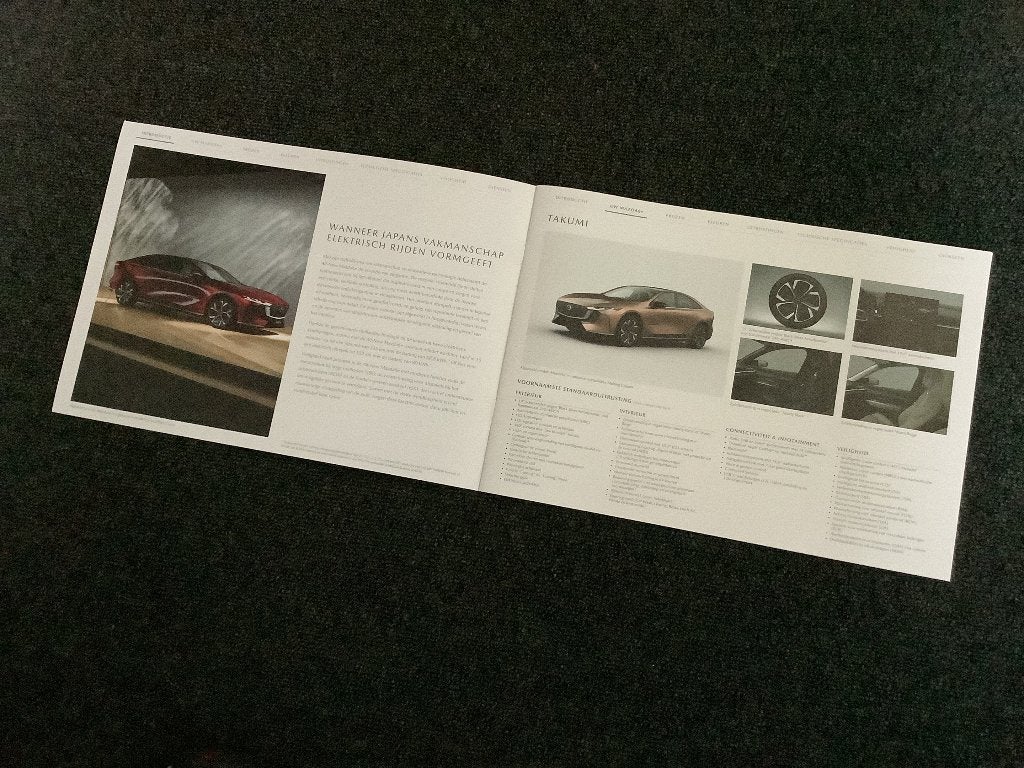 Brochure de la Mazda 6e, Livres, Enlèvement ou Envoi, Neuf, Mazda