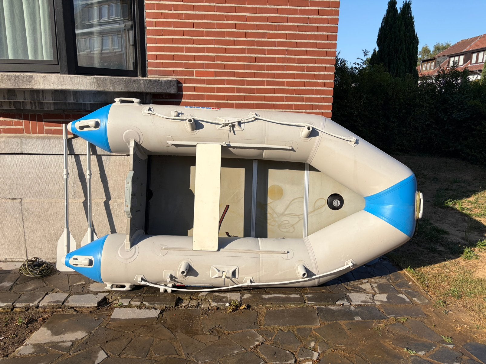 Pro Marine DSM-290 – 2,90 m – plancher rigide + rames, Sports nautiques & Bateaux, Accessoires navigation, Enlèvement, Utilisé