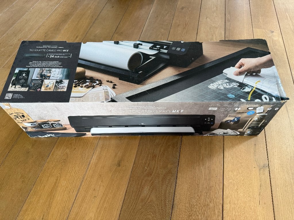 Silhouette Cameo Pro II nieuw in de doos met garantie, Hobby & Loisirs créatifs, Enlèvement ou Envoi, Neuf, Noir, Silhouette
