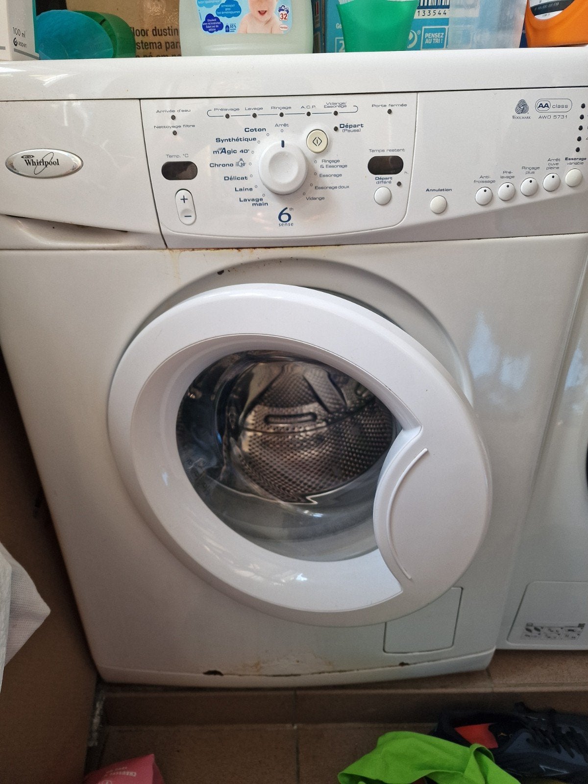 Machine whirlpool a vendre, Electroménager, Lave-linge, Enlèvement