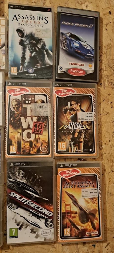 Psp spelletjes, Ophalen