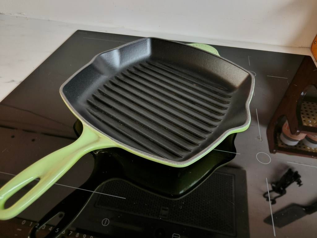 Grillpan Le Creuset, Ophalen