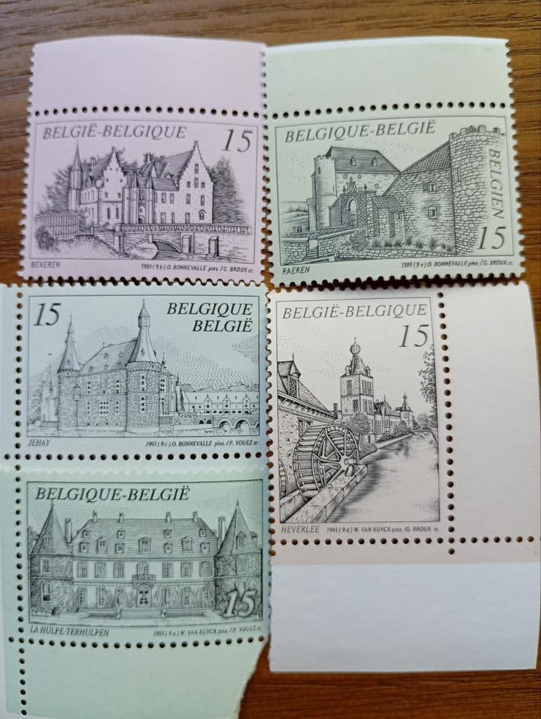 Postzegels België 1993 set van 5, Postzegels en Munten, Postzegels | Europa | België, Ophalen of Verzenden, Postfris, Postfris