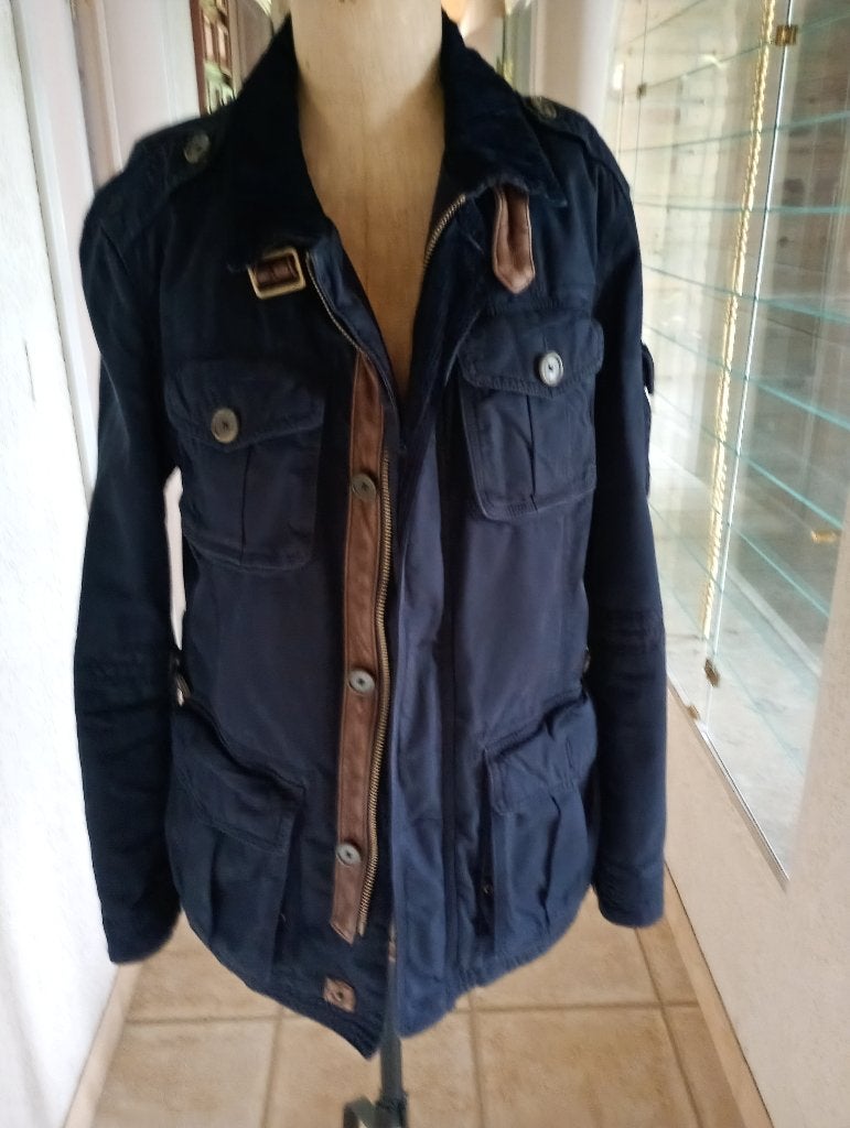 Heren jas Tommy Hilfiger, Ophalen, Blauw, Tommy hilfiger, Gedragen