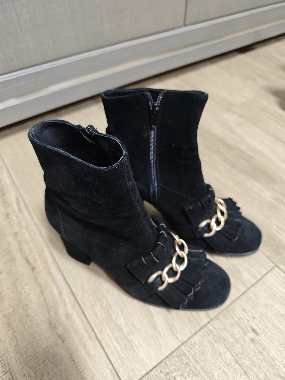 ZARA Suede Laarsjes maat 38, Enlèvement, Comme neuf