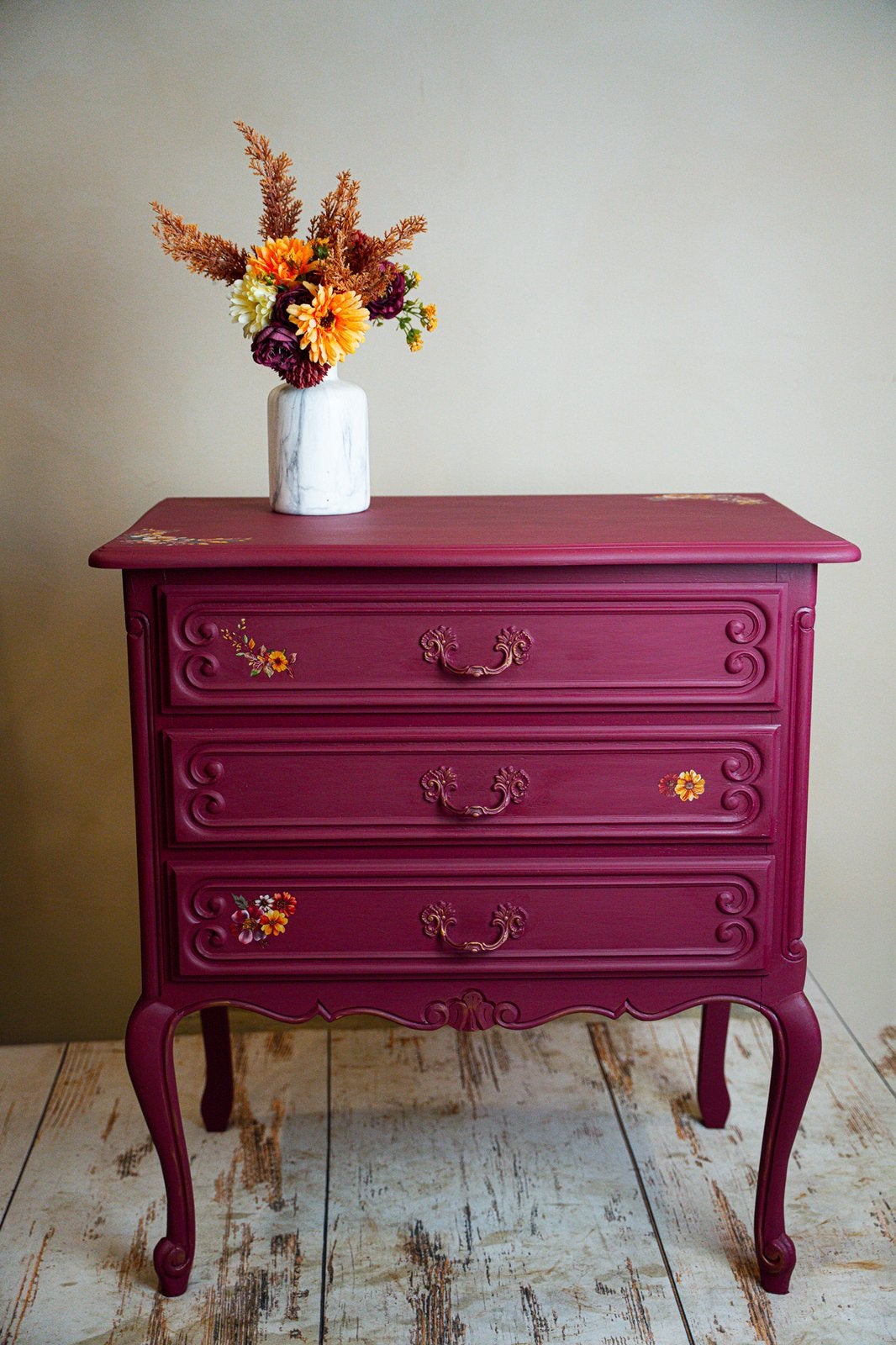 Gerestylde vintage ladekast/commode, Antiek en Kunst, Ophalen