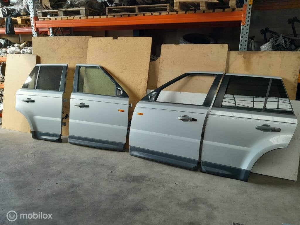 Portier Range Rover Sport Zilver Grijs Deur Deuren L320, Land Rover, Land Rover, Enlèvement ou Envoi, Utilisé