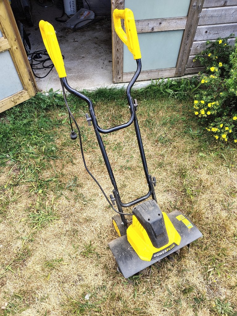 elektrische tuinfrees/grondfrees, Ophalen, Gebruikt, Powerplus, Elektrisch