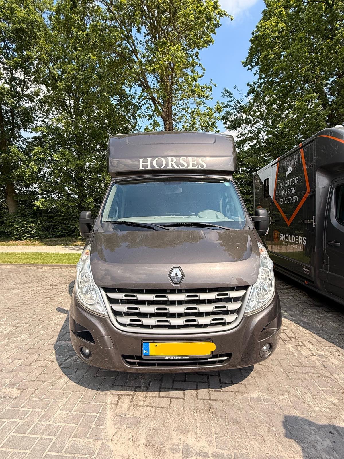 ROELOFSEN 2-HORSE TRUCK, Autos, Renault, Particulier, Diesel, 2 portes, Automatique, Autres couleurs, Noir, Enlèvement