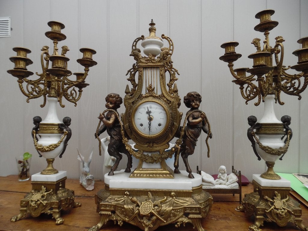 schouwklokken, Antiek en Kunst, Antiek | Klokken, Ophalen of Verzenden