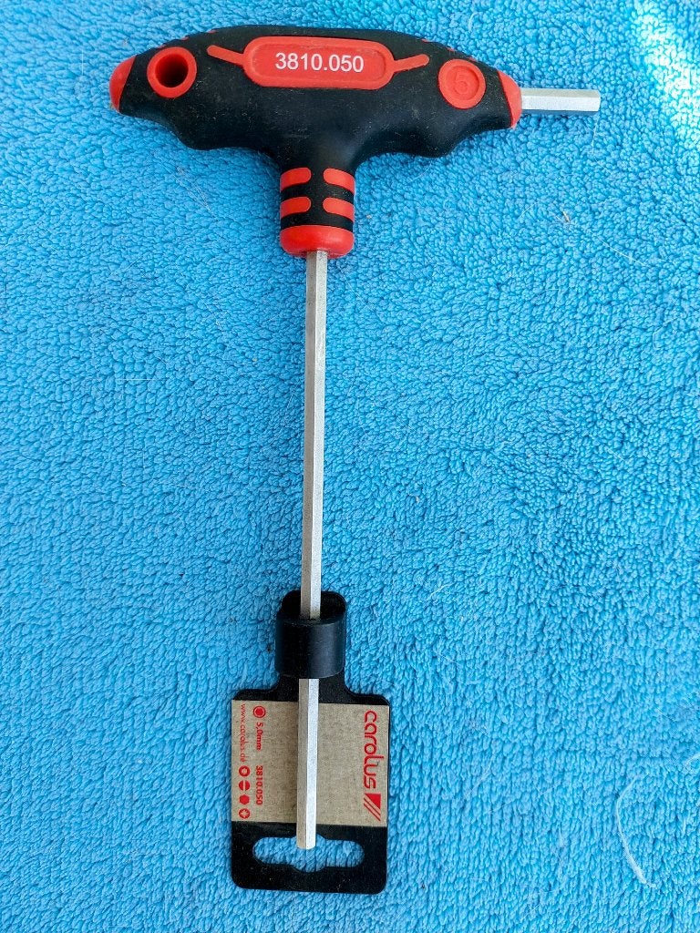 Inbussleutel T-greep dia 5mm., Ophalen of Verzenden, Nieuw, Gereedschap of Accessoires