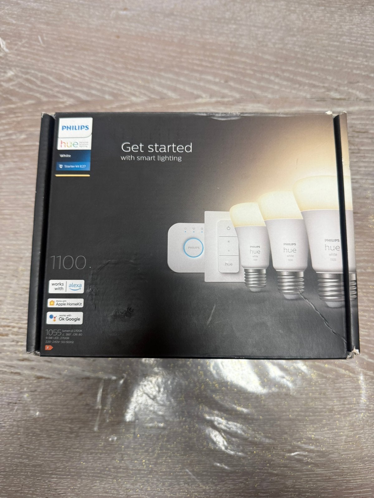 PHILIPS HUE STARTER KIT E27 SCELLÉ, Ophalen, Nieuw, Philips