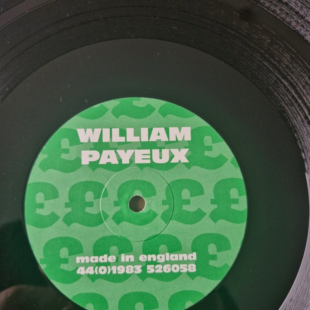 Vinyle E William Payeux, 12 pouces, 33 1/3 tr/min Techno, 12 pouces, Enlèvement ou Envoi, Housse de protection extérieure, EP