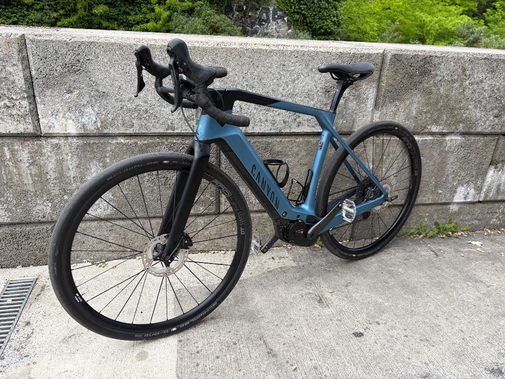 Gravel électrique Canyon Grail ON CF8, Vélos & Vélomoteurs, Vélos électriques, Comme neuf, Enlèvement