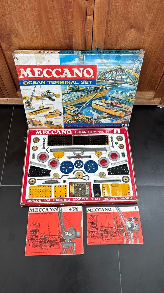 Terminal océanique Meccano Vintage set 6, Enlèvement, Utilisé, Construction