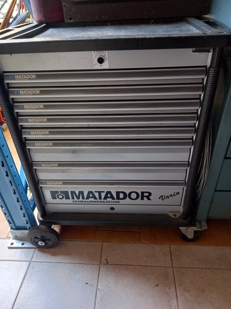 gereedschapwagen,gereedschapkar matador, Ophalen, Gebruikt