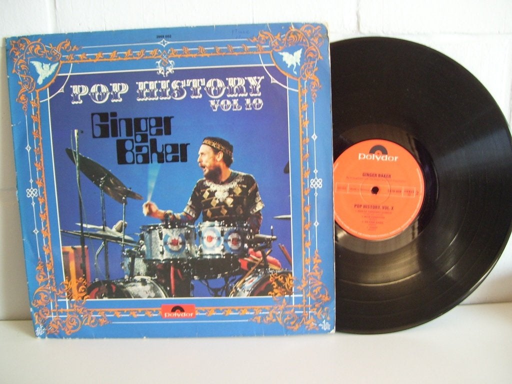 GINGER BAKER  pop history vol 10  ( 2 lps ), CD & DVD, Vinyles | Rock, 12 pouces, Enlèvement ou Envoi, Utilisé, Double LP