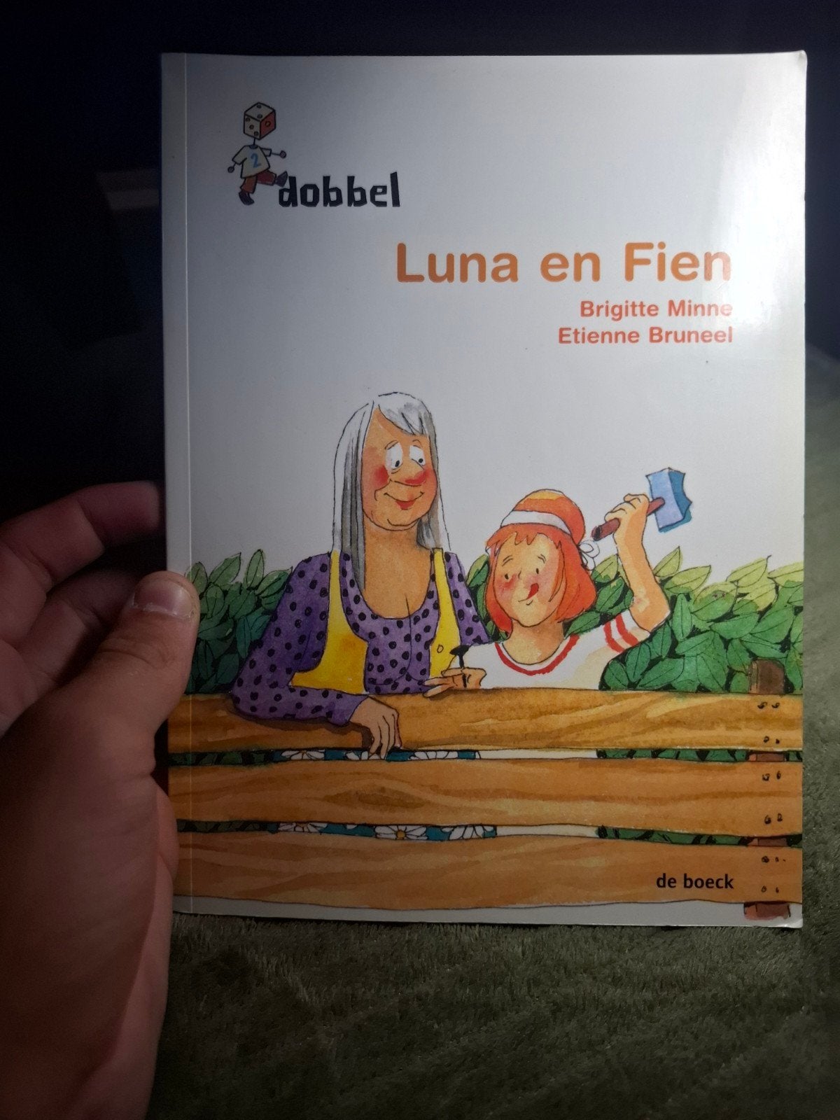 kinderboek Luna en Fien, Livres, Ésotérisme & Spiritualité, Brigitte Minne, Comme neuf, Autres sujets/thèmes, Enlèvement