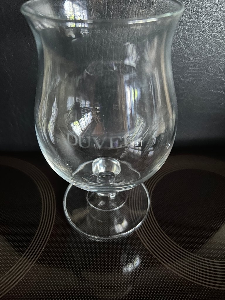 DUVEL  GLAS GRIJZE OPDRUK, Enlèvement ou Envoi, Comme neuf, Verre à bière