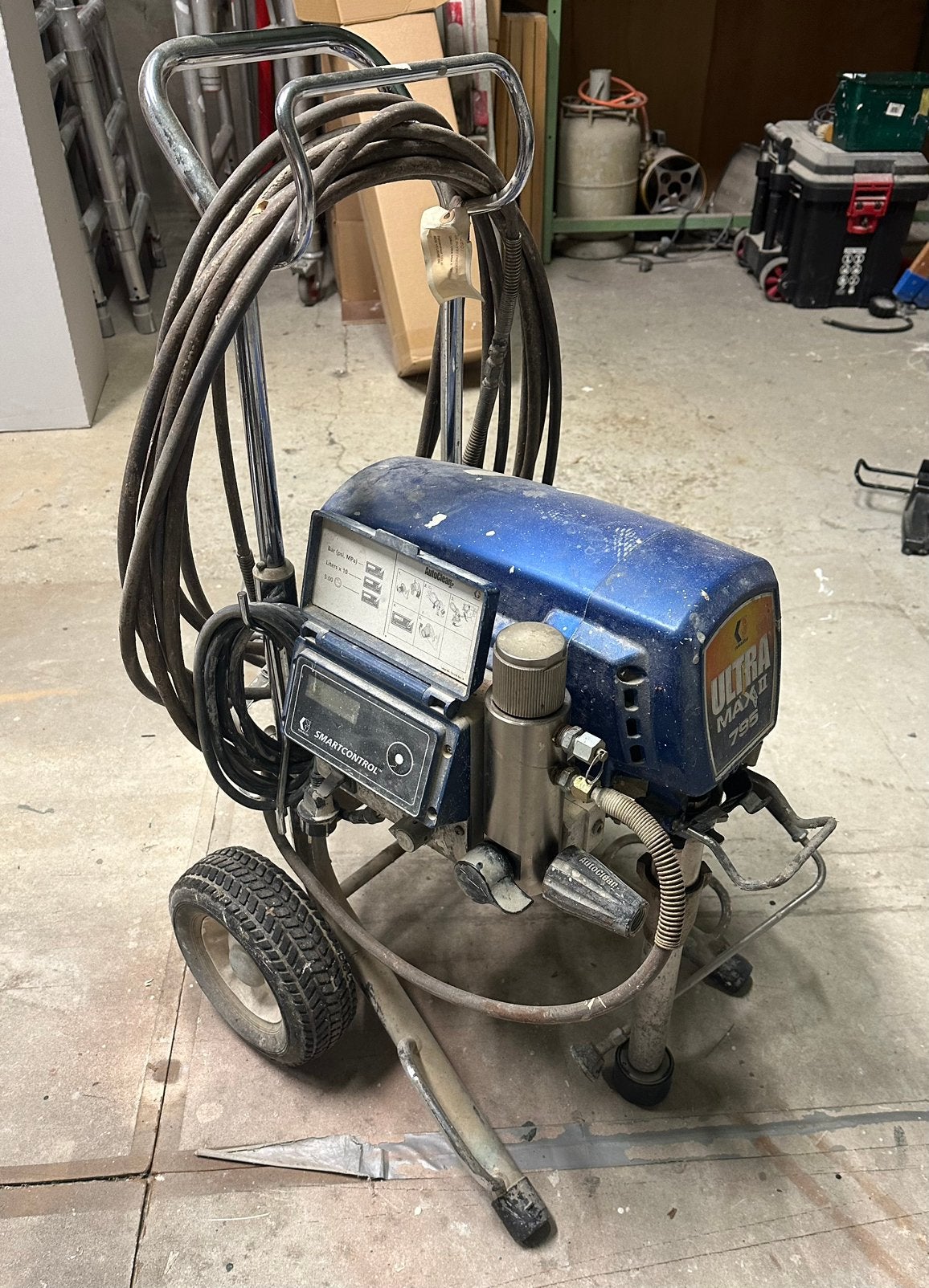 Graco airles 795 te koop, Ophalen, Gebruikt, Verfspuit of Verfpomp