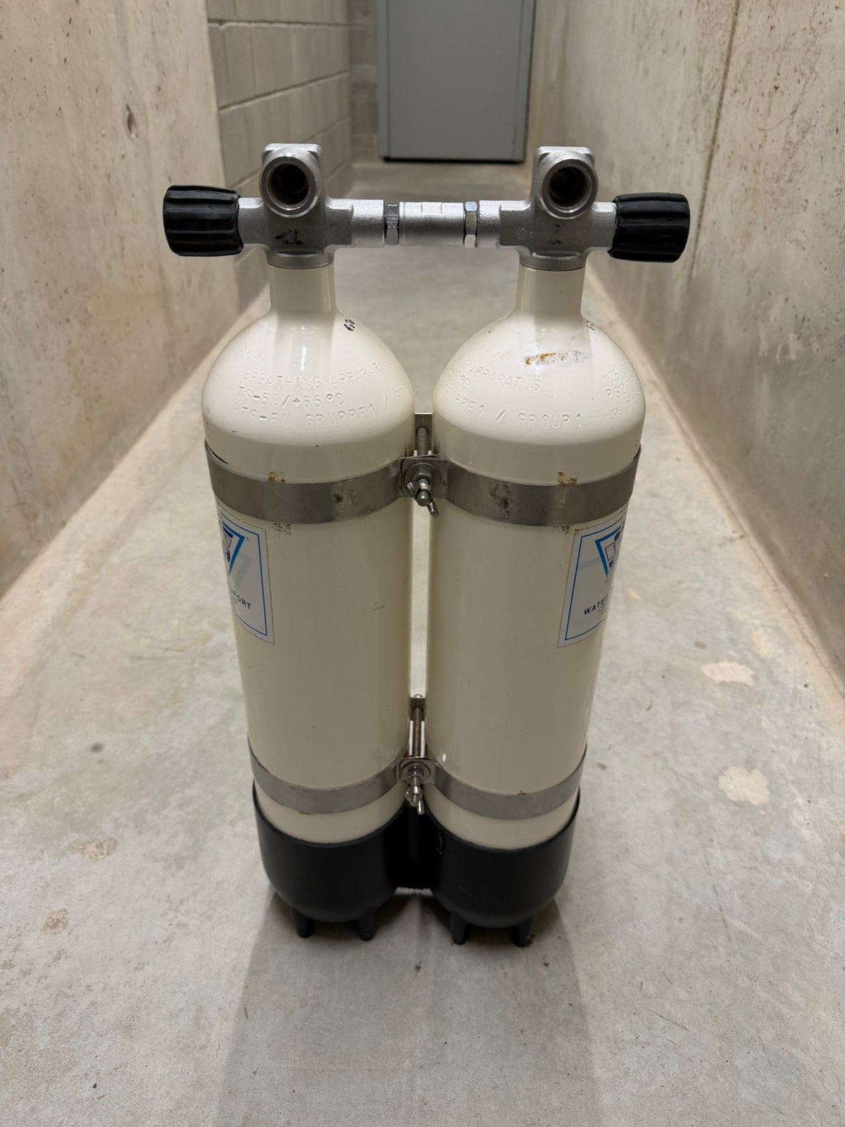 Duikfles + wing + ontspanner te koop, Watersport en Boten, Ophalen, Zo goed als nieuw, Duikfles