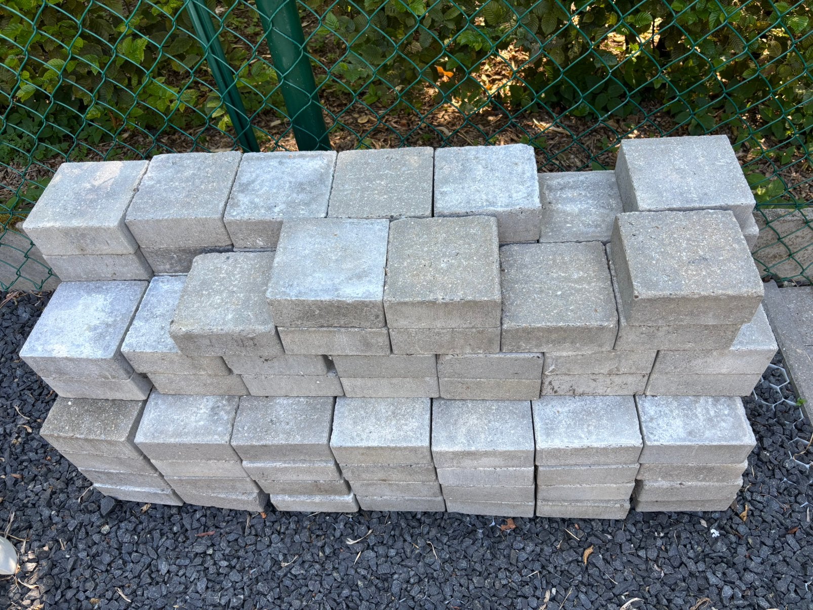 Betonklinkers grijs 15x15, Doe-het-zelf en Bouw, Ophalen, Zo goed als nieuw