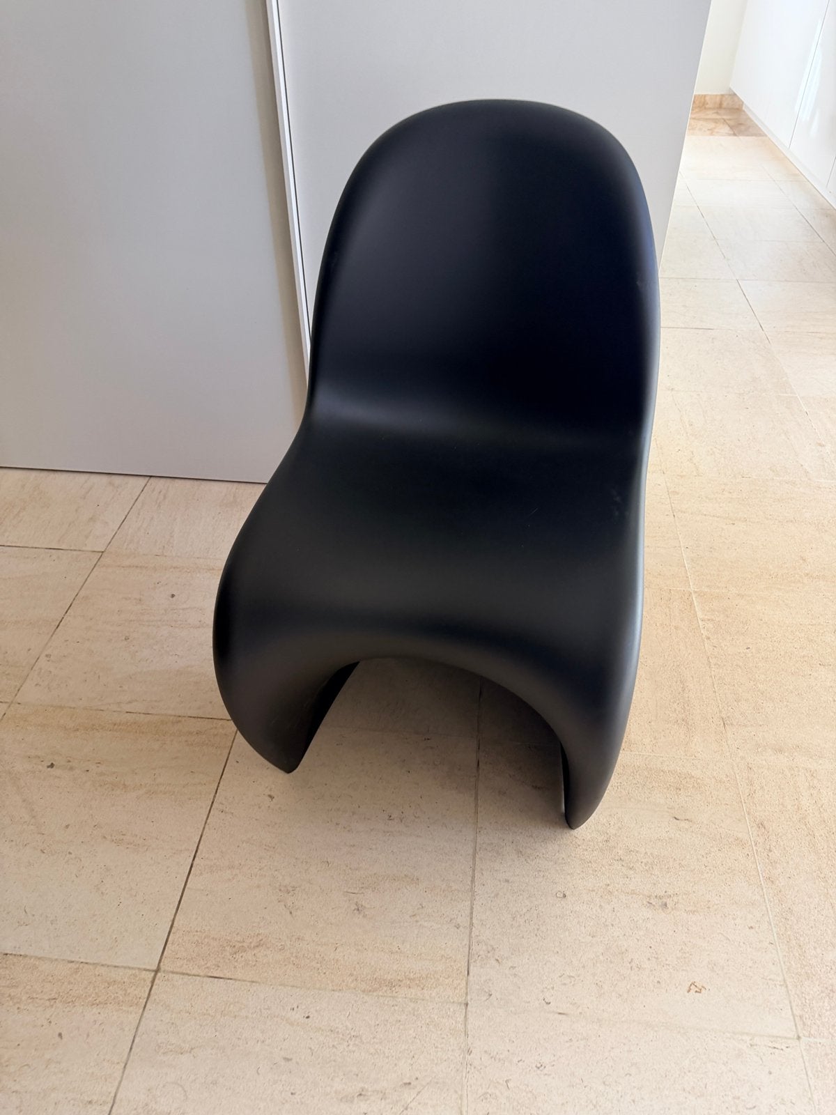Panton chair, Huis en Inrichting, Ophalen, Kunststof, Gebruikt, Zwart