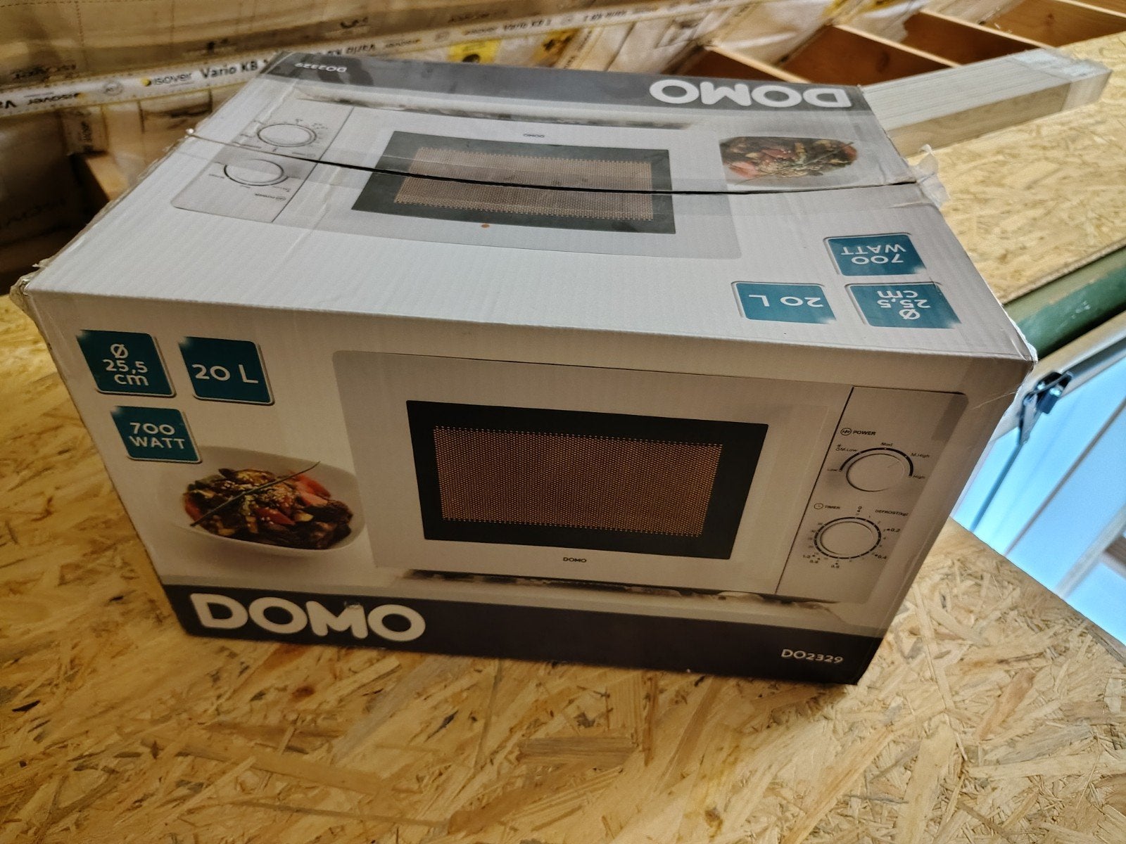 DOMO microgolfoven, Elektronische apparatuur, Microgolfovens, Ophalen, Microgolfoven, Zo goed als nieuw, Draaiplateau