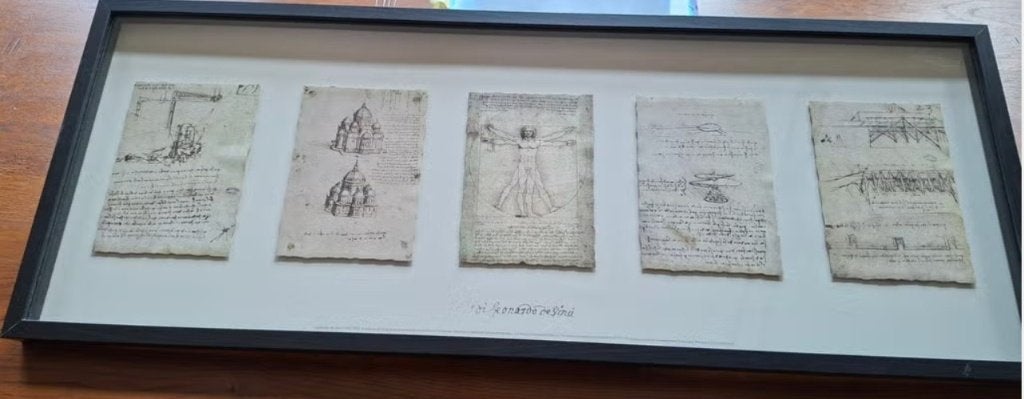 Kader Leonardo da Vinci ikea 1999, Enlèvement, Comme neuf