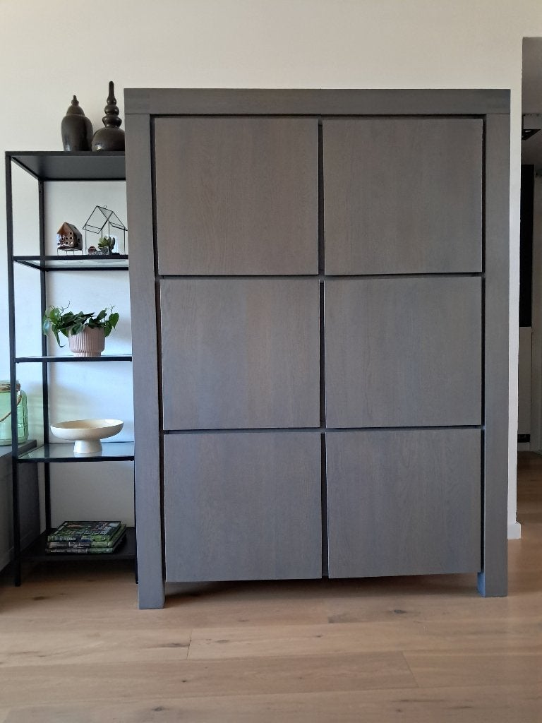 woonkamer tv meubel + kast, Ophalen, 100 tot 150 cm, Eikenhout, Zo goed als nieuw