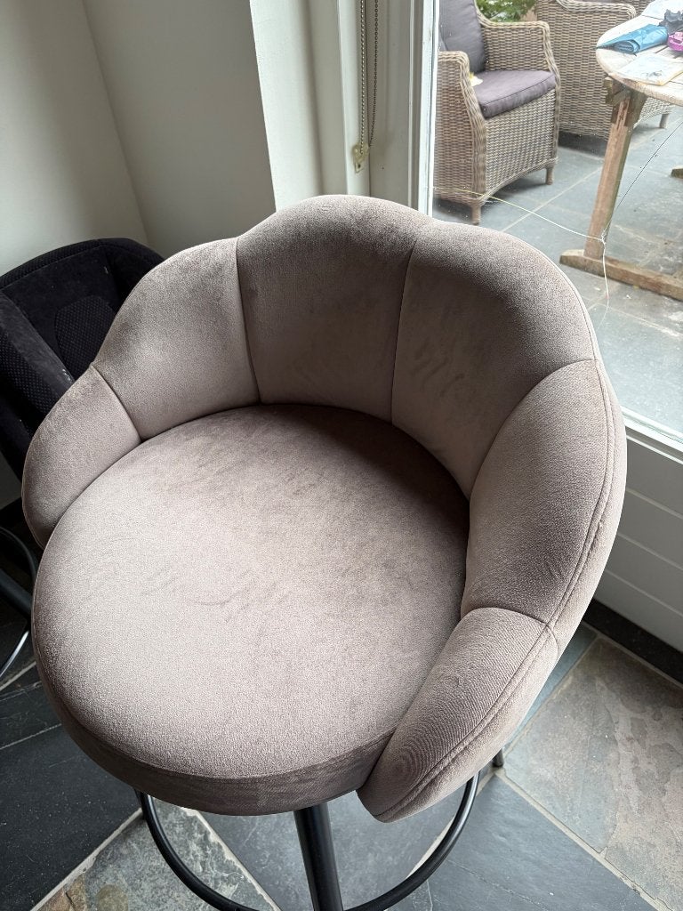 barstoelen 4x, Huis en Inrichting, 4 krukken, Ophalen, Zo goed als nieuw, Met voetsteun