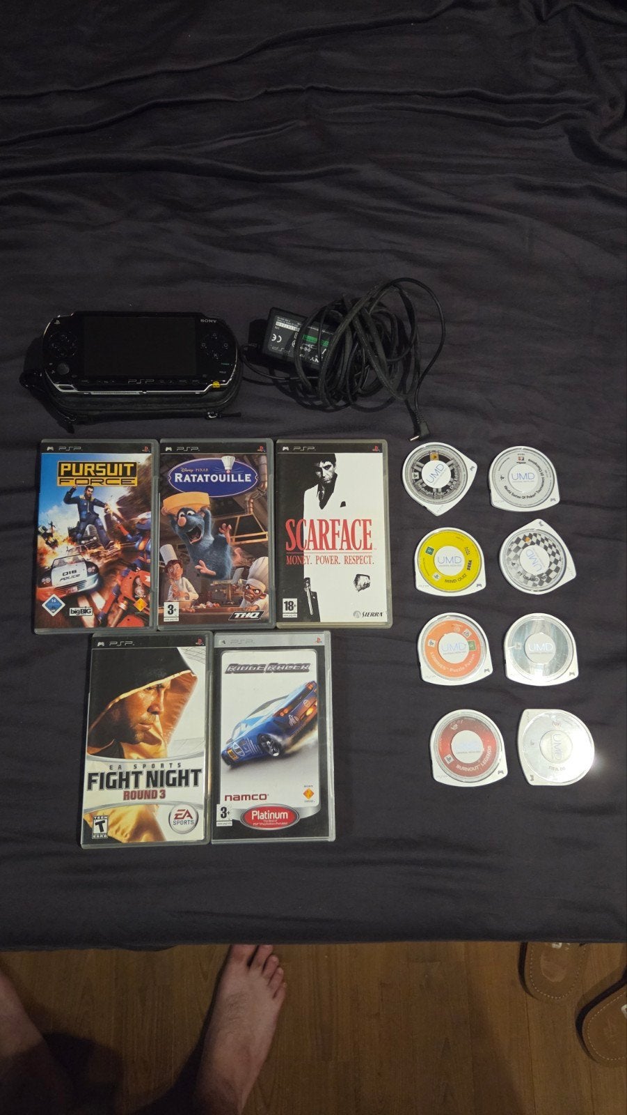 PSP + 13 jeux, Consoles de jeu & Jeux vidéo, Enlèvement ou Envoi, ., Sony, PSP