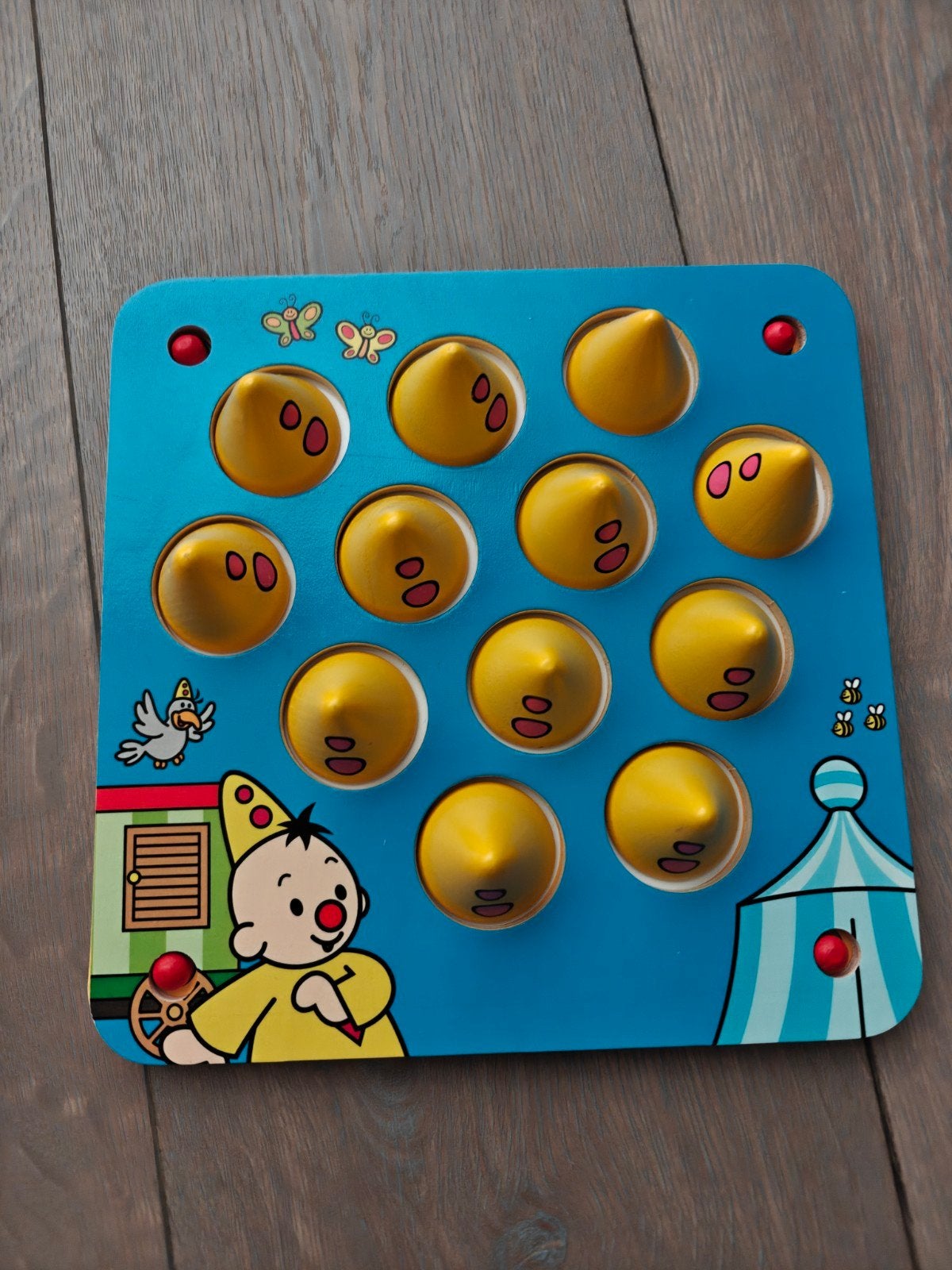 bumba memo spel, Ophalen