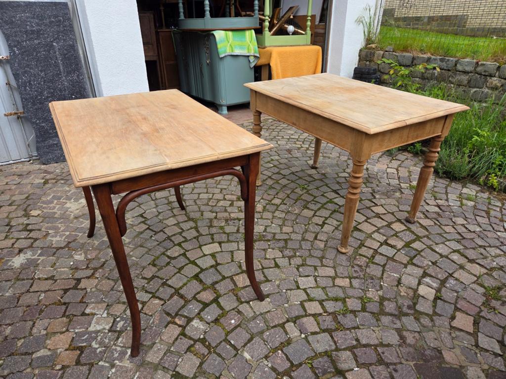 2 prachtige oude boerentafels, vintage 70€ per stuk, Antiek en Kunst, Antiek | Meubels | Tafels, Ophalen