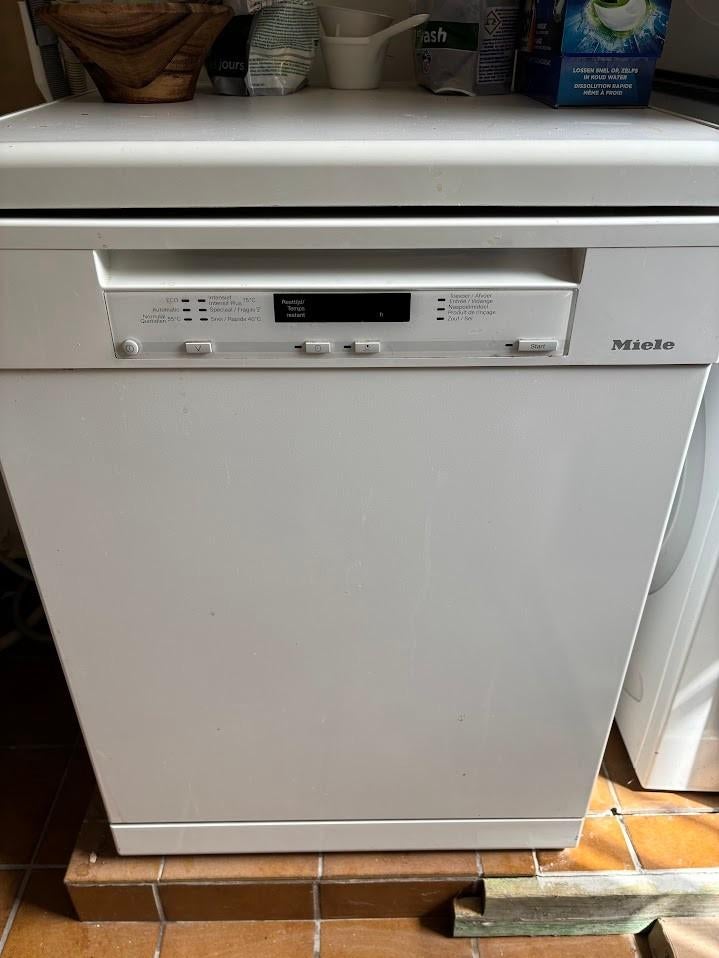 Miele vaatwasmachine, Elektronische apparatuur, Ophalen, Gebruikt, Vrijstaand, Eco programma