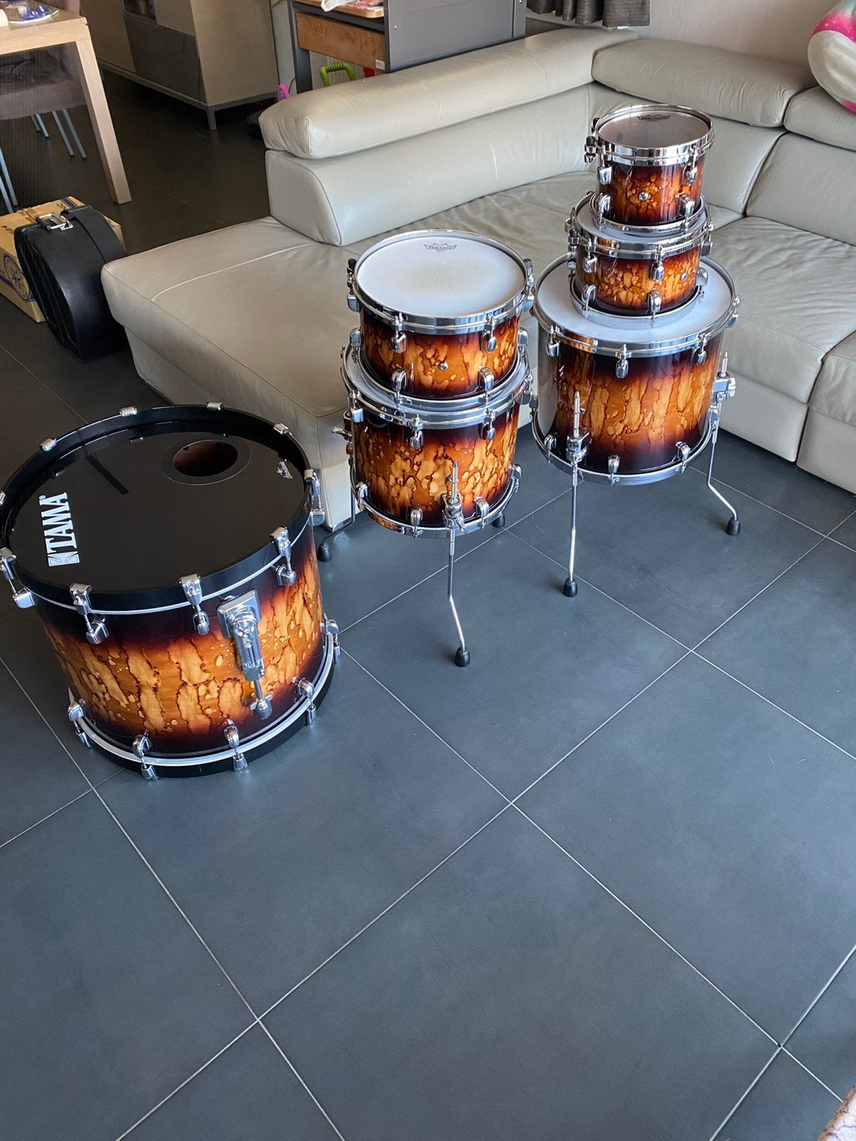 TAMA Starclassic Performer B/B Molten Brown Burst – Shellset, Musique & Instruments, Enlèvement, Utilisé, Tama