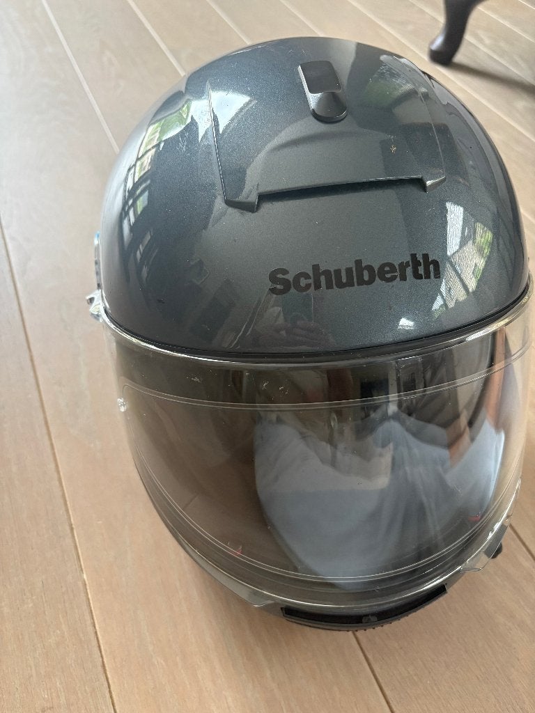 Casque Schuberth C2 System - Taille 60/61 - Rarement utilisé, Motos, Autres marques, Seconde main, XL, Enlèvement
