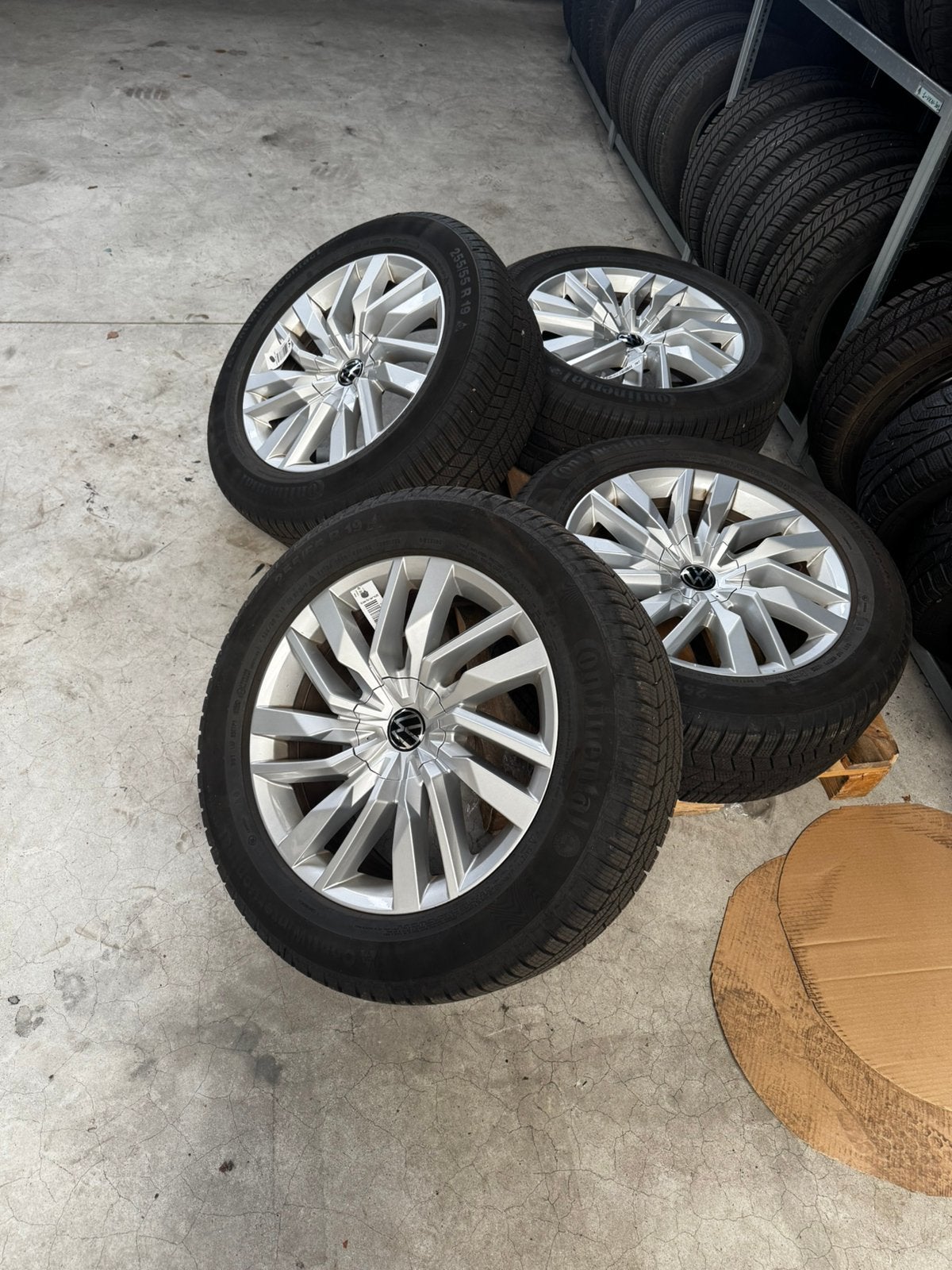Roues d'hiver Touareg, Q7, Q8, Enlèvement