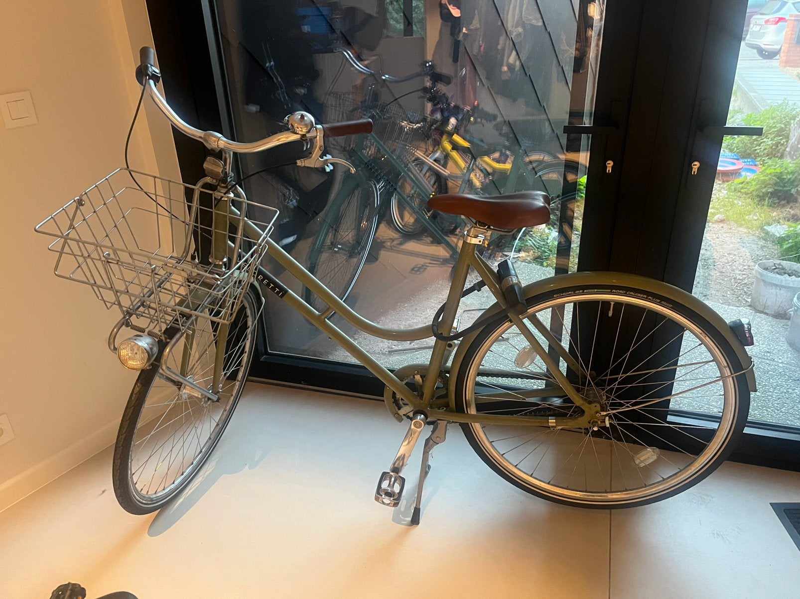 Veloretti damesfiets caferacer green, Fietsen en Brommers, Ophalen, Gebruikt, Overige merken