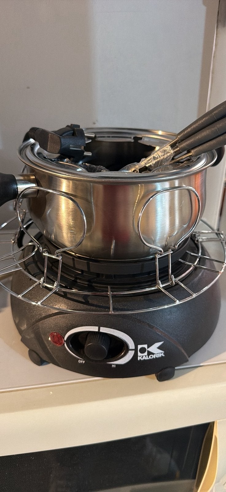 Appareil a fondue kalorik neuf, Electroménager, Enlèvement, Comme neuf