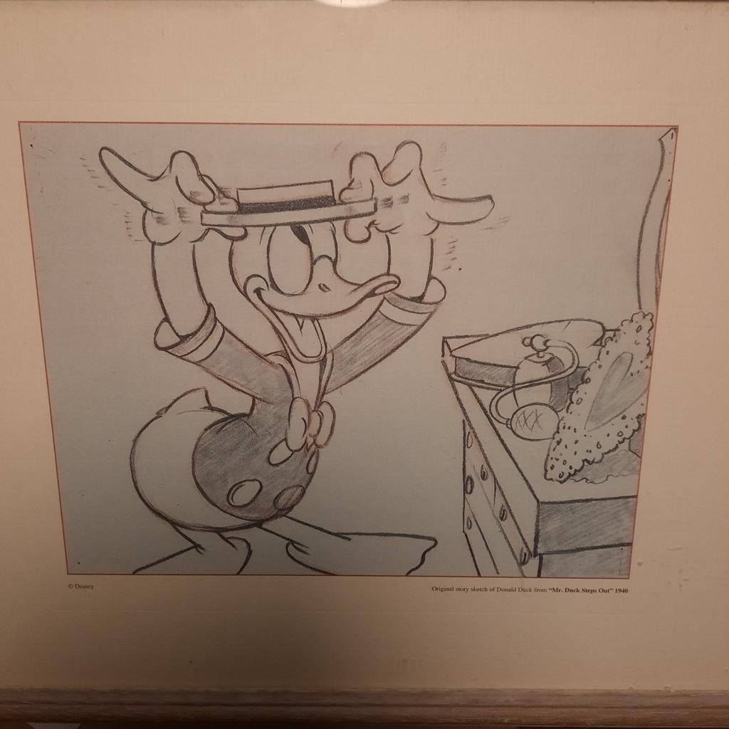 Donald Duck by Disney , uit 1940 ., Ophalen of Verzenden