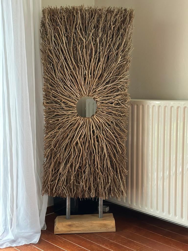 J-Line grote decoratieve takkenwand / wanddecoratie op voet, Ophalen, Zo goed als nieuw